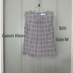 Calvin Klein Sleeveless Blouse